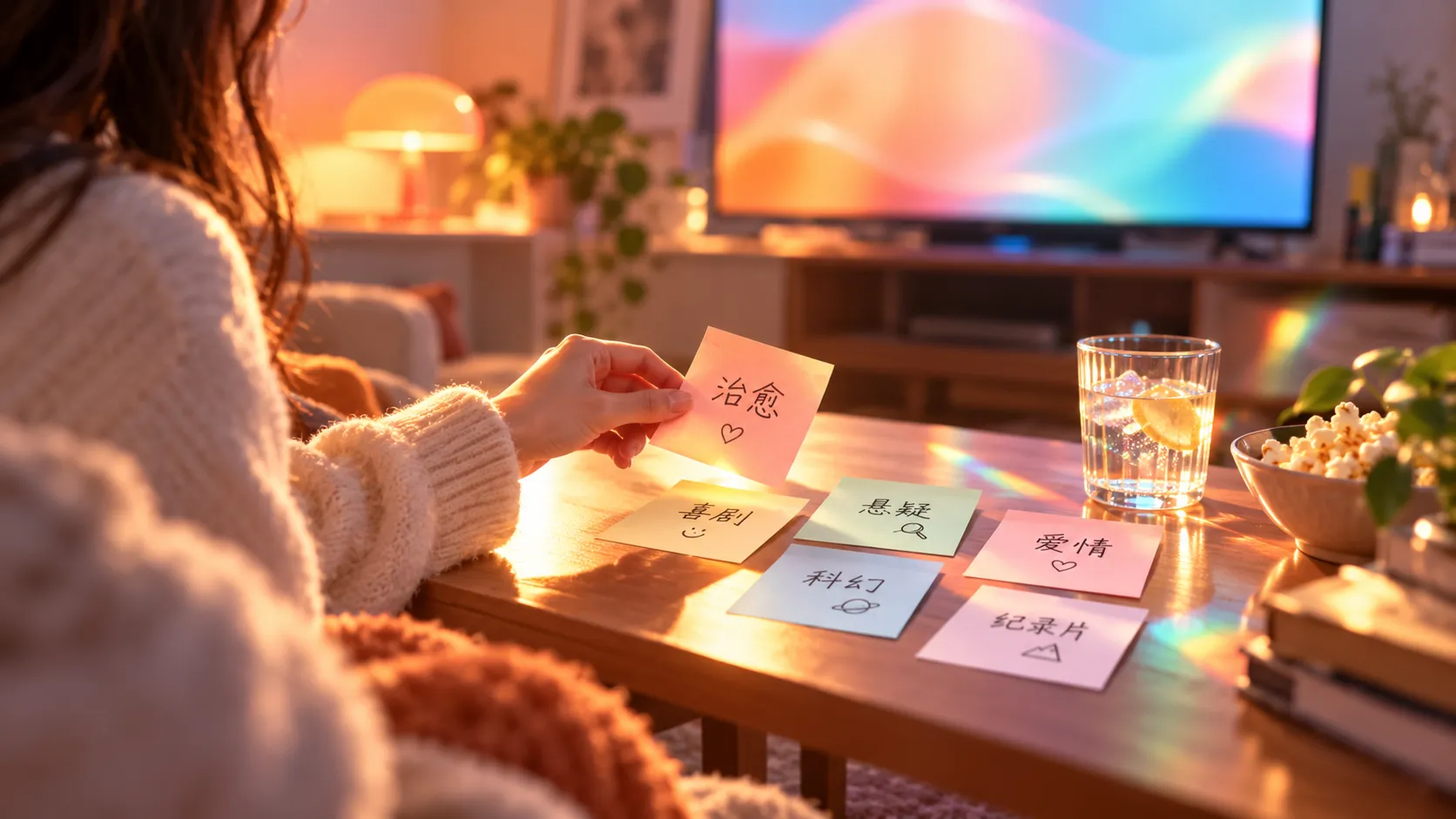 视频观看时的屏幕光线与画面细节